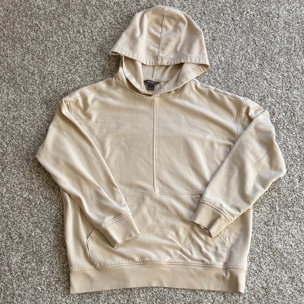 Eddie Bauer Beige Pullover Hoodie